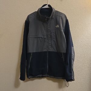 The North Face Two-Tone Denali Jacket - Navy & Gray - XL
